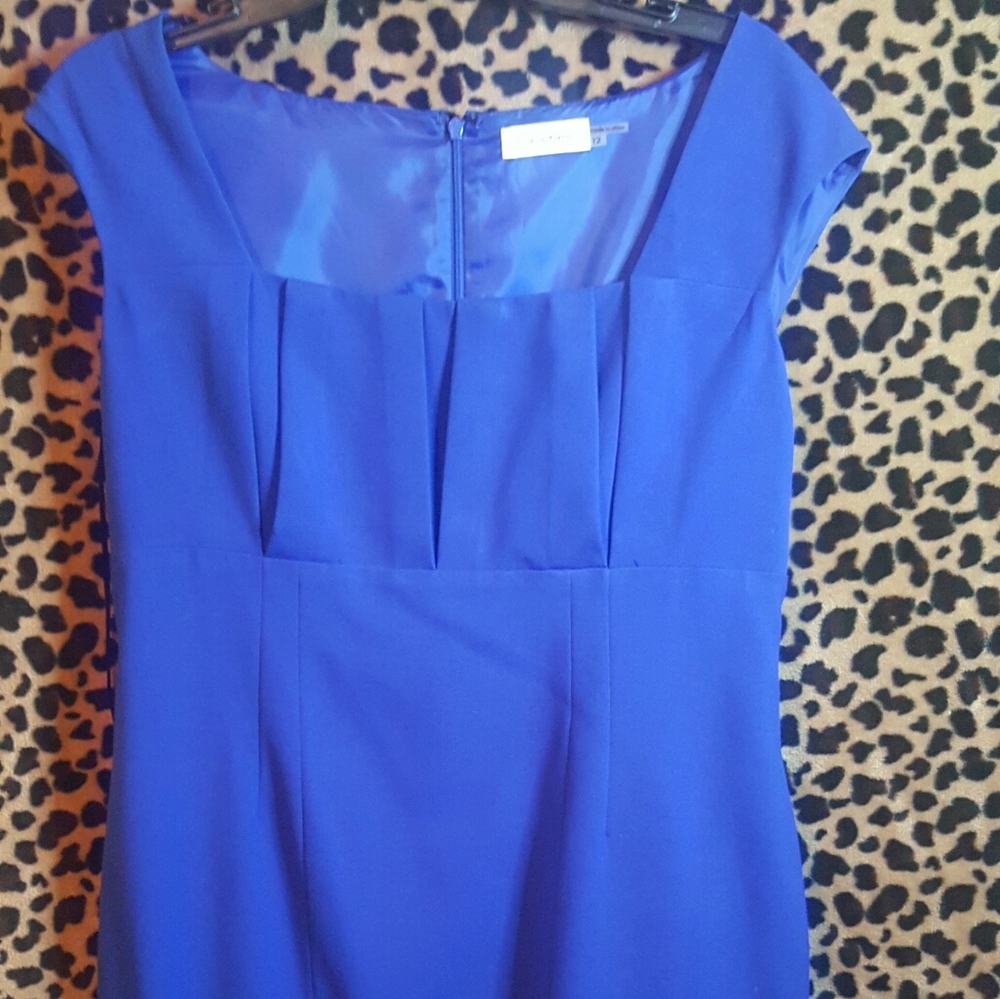 Blue Calvin Klein dress